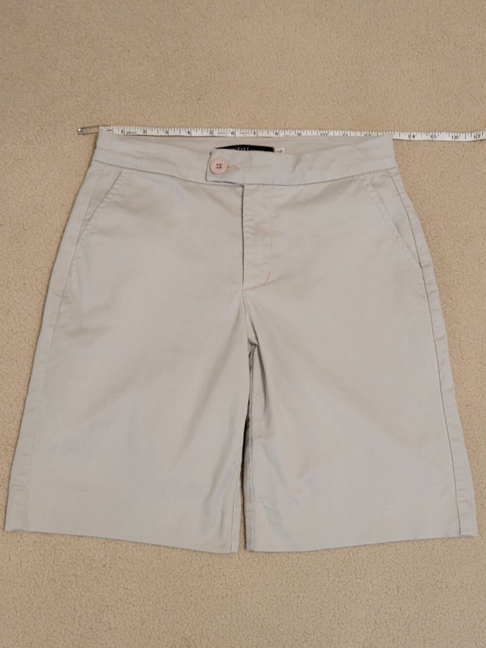 NYDJ Chino Tan Bermuda Shorts, Size 0 Petite
